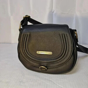 Stone Mountain‎ Mini Black Leather Crossbody/Handbag
